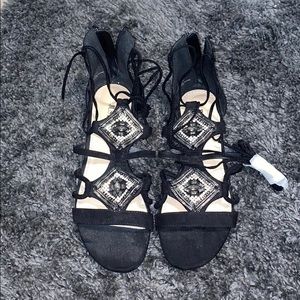 New black sandals justfab